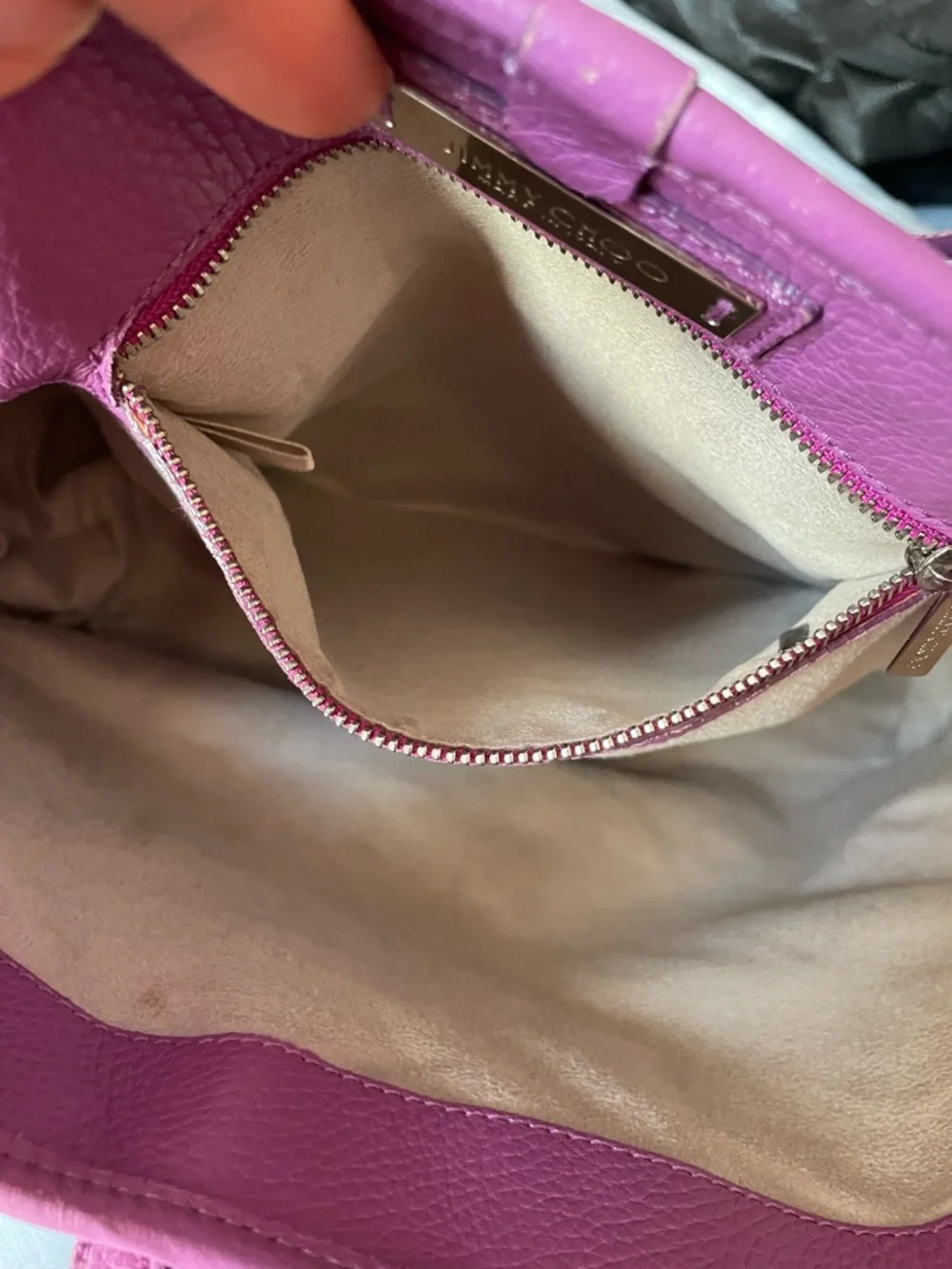 Jimmy Choo Pink Star-Studded Tote - Picture 8 of 10